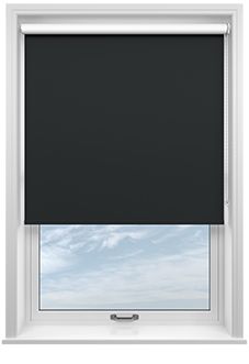 Rimini (Blackout), Black - Twist&Fit Roller Blind
